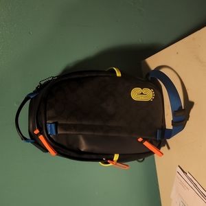 Coach Edge Pack bag black & Neon